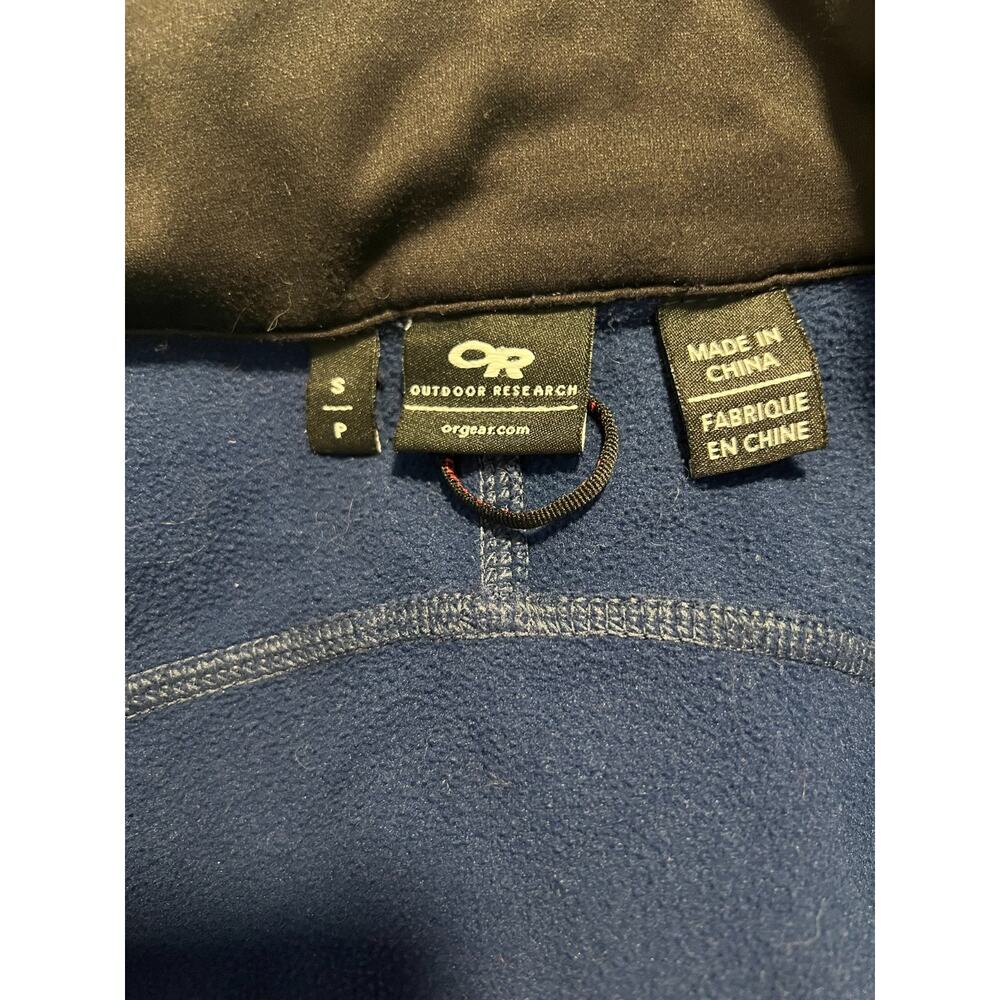 Outdoor Research OR Men's Blue Vigor Grid Fleece Half Zip Jacket Pullover S - Picture 6 of 6